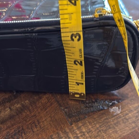 Estée Lauder Crocodile-Embossed Make-Up Travel Bag Train Case Zip - Picture 7 of 7